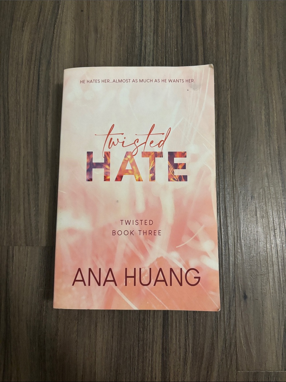 Twisted Hate by Ana Huang - Pink/Peach Paperback